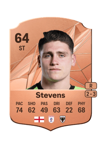 Mathew Stevens Rare 64 OVR