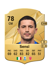 Stefano Sensi Rare 78 OVR