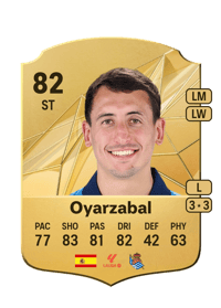 Oyarzabal Rare 82 OVR