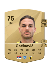 Mijat Gaćinović Common 75 OVR