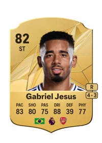 Gabriel Jesus Rare 82 OVR