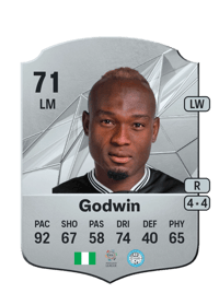 Saviour Godwin Rare 71 OVR