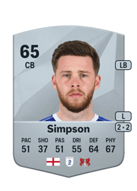 Jack Simpson Common 65 OVR