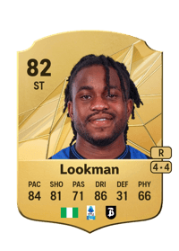Ademola Lookman Rare 82 OVR