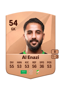 Waleed Al Enazi Common 54 OVR