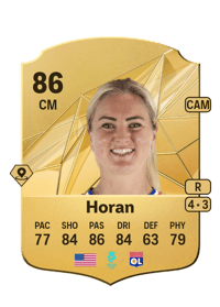 Lindsey Horan Rare 86 OVR
