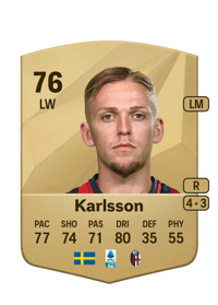 Jesper Karlsson Common 76 OVR