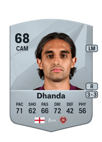 Yan Dhanda Common 68 OVR