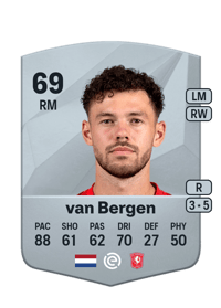 Mitchell van Bergen Common 69 OVR