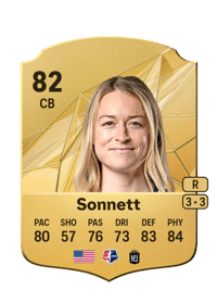 Emily Sonnett Rare 82 OVR