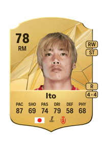 Junya Ito Rare 78 OVR