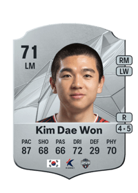 Kim Dae Won Rare 71 OVR