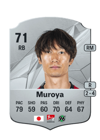 Sei Muroya Rare 71 OVR
