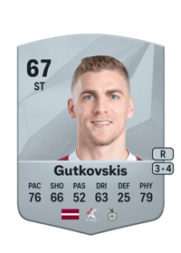 Vladislavs Gutkovskis Common 67 OVR