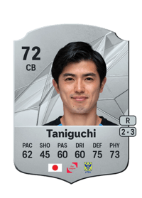 Shogo Taniguchi Rare 72 OVR