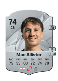 Kevin Mac Allister Rare 74 OVR