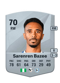Noah Joel Sarenren Bazee Common 70 OVR