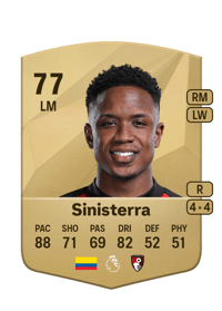 Luis Sinisterra Common 77 OVR