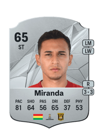 Bruno Miranda Rare 65 OVR