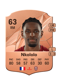 Béni Nkololo Rare 63 OVR