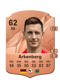 Fynn Arkenberg Rare 62 OVR
