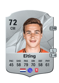 Carel Eiting Rare 72 OVR