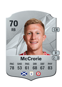 Ross McCrorie Rare 70 OVR