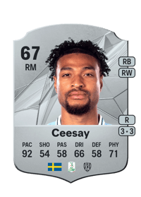 Joseph Ceesay Rare 67 OVR