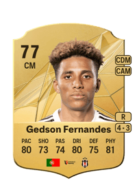Gedson Fernandes Rare 77 OVR