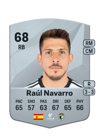 Raúl Navarro Common 68 OVR