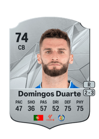 Domingos Duarte Rare 74 OVR