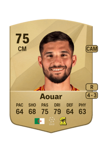 Houssem Aouar Common 75 OVR