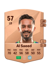 Mohammed Al Saeed Common 57 OVR