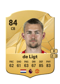 Matthijs de Ligt Rare 84 OVR