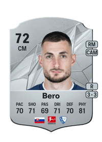 Matúš Bero Rare 72 OVR
