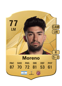 Marcelino Moreno Rare 77 OVR