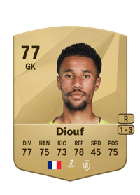 Yehvann Diouf Common 77 OVR