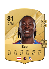 Eberechi Eze Rare 81 OVR