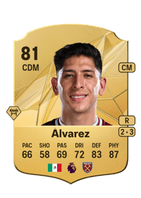 Edson Álvarez Rare 81 OVR