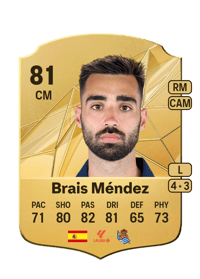 Brais Méndez Rare 81 OVR