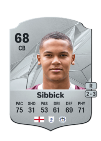Toby Sibbick Rare 68 OVR