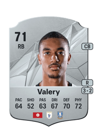 Yan Valery Rare 71 OVR