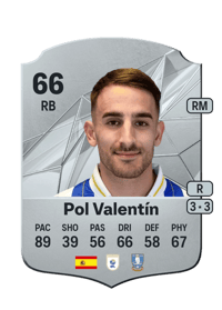 Pol Valentín Rare 66 OVR