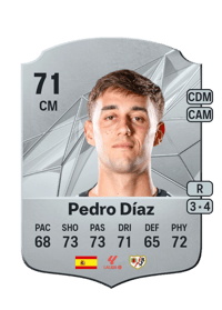 Pedro Díaz Rare 71 OVR