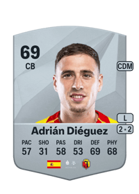 Adrián Diéguez Common 69 OVR