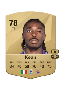 Moise Kean Common 78 OVR