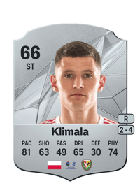 Patryk Klimala Rare 66 OVR