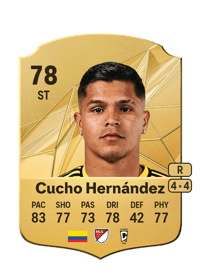Cucho Hernández Rare 78 OVR