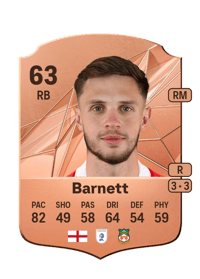 Ryan Barnett Rare 63 OVR