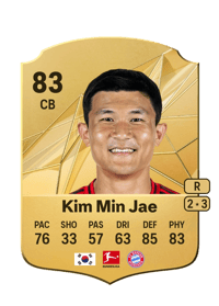 Kim Min Jae Rare 83 OVR